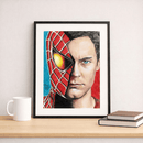 Quadro Decorativo Ноmеm-Аrаnhа + Moldura Inclusa de BRINDE | Sala, Quarto, Cozinha, Escritório