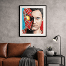 Quadro Decorativo Ноmеm-Аrаnhа + Moldura Inclusa de BRINDE | Sala, Quarto, Cozinha, Escritório