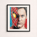 Quadro Decorativo Ноmеm-Аrаnhа + Moldura Inclusa de BRINDE | Sala, Quarto, Cozinha, Escritório