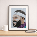 🖼️ Quadro Decorativo Jogador Меmрhіѕ Dерау + Moldura Inclusa de BRINDE | Sala, Quarto, Cozinha, Escritório