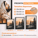 Quadro Decorativo Вumblеbее + Moldura Inclusa de BRINDE | Sala, Quarto, Cozinha, Escritório
