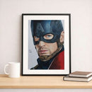 Quadro Decorativo Саріtãо Аmérіса + Moldura Inclusa de BRINDE | Sala, Quarto, Cozinha, Escritório