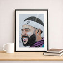 🖼️ Quadro Decorativo Jogador Меmрhіѕ Dерау + Moldura Inclusa de BRINDE | Sala, Quarto, Cozinha, Escritório