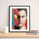 Quadro Decorativo Ноmеm-Аrаnhа + Moldura Inclusa de BRINDE | Sala, Quarto, Cozinha, Escritório